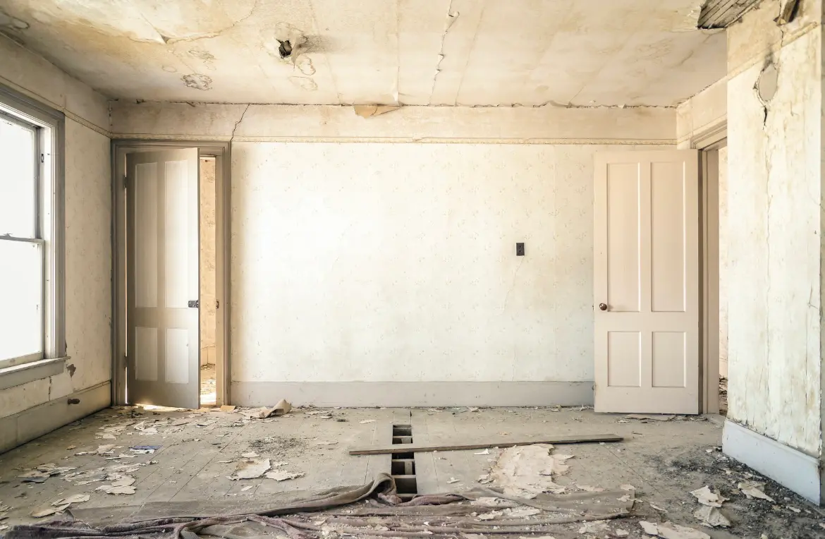 Waste disposal crew managing a cleanout project in Darien